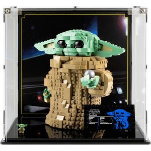 Wicked Brick Display case for LEGO® Star Wars™ The Child (75318) - Display case with bespoke printed background