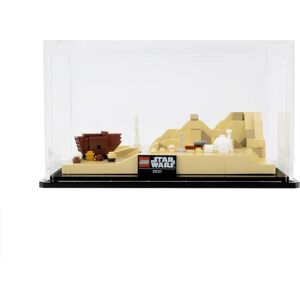 Wicked Brick Display Case for LEGO® Star Wars™ Tatooine Homestead (40451) - Clear Display Case