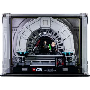 Wicked Brick Display case for LEGO® Star Wars: Emperor's Throne Room™ Diorama (75352) - Display case with background