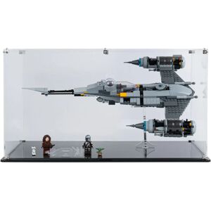 Wicked Brick Display case for LEGO® Star Wars The Mandalorian's N-1 Starfighter™ (75325) - With stand / Display case with clear back panel