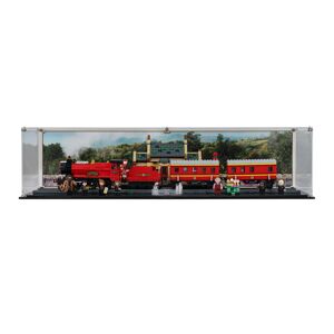 Wicked Brick Display case for LEGO® Harry Potter Hogwarts Express™ & Hogsmeade™ Station (76423) - Display case with background design
