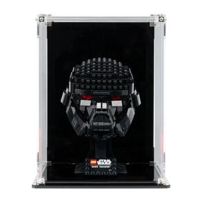 Wicked Brick Display Case for LEGO® Dark Trooper™ Helmet (75343) - Black background