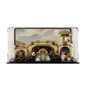 Wicked Brick Display case for LEGO® Star Wars™ Boba Fett's Throne Room (75326) - Display case with background design