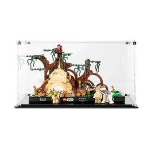 Wicked Brick Display case for LEGO® Star Wars™ Dagobah Jedi Training Diorama (75330) - Display case