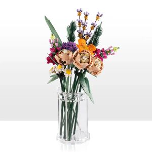 Wicked Brick Large Display Vase for LEGO® Flowers - Style 1 / Clear