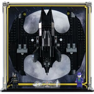 Wicked Brick Display case for LEGO® Batman: Batwing: Batman™ vs. The Joker™ (76265) - Display case with background design