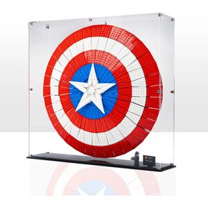 Wicked Brick Clear display case for LEGO® Marvel Captain America's Shield (76262)