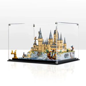 Display Case For LEGO® Harry Potter Hogwarts™ Castle and Grounds   Clear Bespoke LEGO Display Case   100% Dust-Free Interior   Wicked Brick