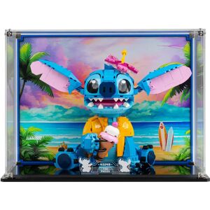 Wicked Brick Display Case for LEGO® Disney Stitch - Printed Background