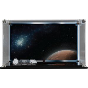 Wicked Brick Horizontal Display Case for LEGO® Star Wars™ Millenium Falcon™ (75375) - UV Printed Background