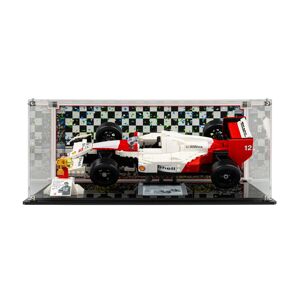 Wicked Brick Display Case for LEGO Icons McLaren MP4/4 & Ayrton Senna - UV Printed