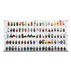 Wicked Brick Display Case with Podiums for LEGO® Minifigures - 100 Minifigures