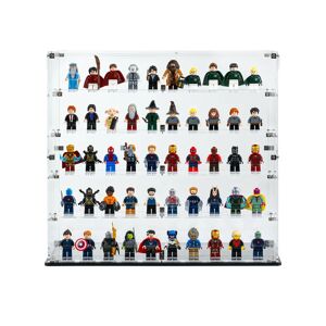 Wicked Brick Display Case with Podiums for LEGO® Minifigures - 50 Minifigures