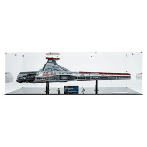 Wicked Brick Clear display case for LEGO® Star Wars™ Venator-Class Republic Attack Cruiser (75367) - Horizontal