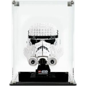 Wicked Brick Display Case for LEGO® Stormtrooper Helmet (75276) - Clear background