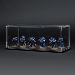 Wicked Brick Display Case for Warhammer Squad with Clear Background - Medium / Standard / Standard