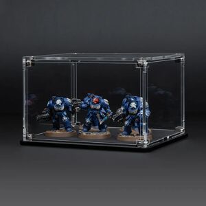 Wicked Brick Display Case for Warhammer Squad with Clear Background - Small / Standard / Deep