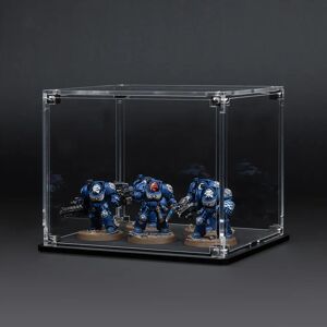 Wicked Brick Display Case for Warhammer Squad with Clear Background - Small / Tall / Deep