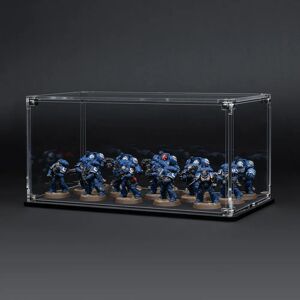 Wicked Brick Display Case for Warhammer Squad with Clear Background - Medium / Tall / Deep