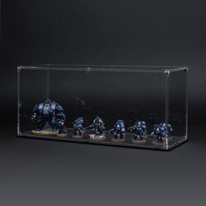 Wicked Brick Display Case for Warhammer Army with Clear Background - Small / Tall / Standard