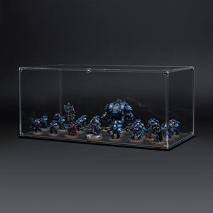 Wicked Brick Display Case for Warhammer Army with Clear Background - Small / Tall / Deep