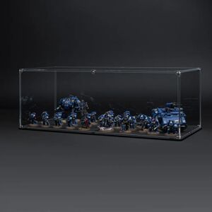Wicked Brick Display Case for Warhammer Army with Clear Background - Medium / Tall / Deep