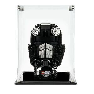 Wicked Brick Display case for LEGO® Star Wars™ TIE Fighter pilot helmet (75274) - Display Case with Clear Background