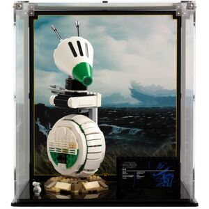 Wicked Brick Display case for LEGO® Star Wars™ D-O (75278) - Display case with printed background