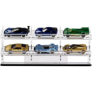 Wicked Brick Horizontal Display stand for 1:64 scale Hot Wheels cars - 3 cars wide x 2 tiers