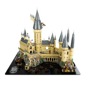 Display Base For LEGO® Harry Potter: Hogwarts Castle   Showcase With A Bespoke Display Stand   Black Gloss Perspex® Base Plate   Wicked Brick