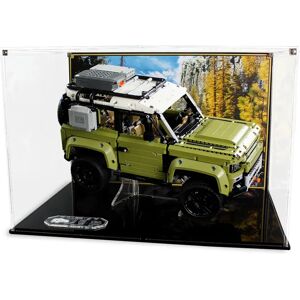 Wicked Brick Display case for LEGO® Technic: Land Rover Defender (42110) - Display case with printed vinyl background