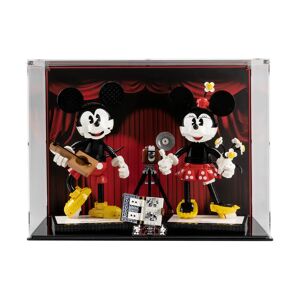 Wicked Brick Display case for LEGO®: Mickey Mouse & Minnie Mouse (43179) - Display case with bespoke printed background