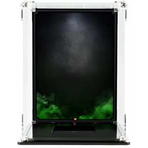 Wicked Brick Display Case for LEGO®: Marvel Spider-Man Venom (76187) set - Display Case with Green Printed Background