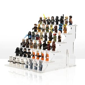 Wicked Brick Display podium for LEGO® Minifigures for IKEA® Billy Bookcase - 1/3 / Clear