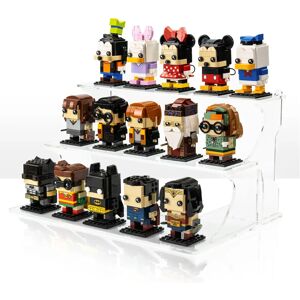 Wicked Brick Display podium for LEGO® Brickheadz for IKEA® Billy Bookcase - 1/2 / Clear