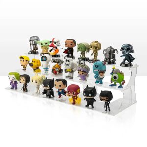 Wicked Brick Display podium for FUNKO® Pops for IKEA® Billy Bookcase - Full / Clear