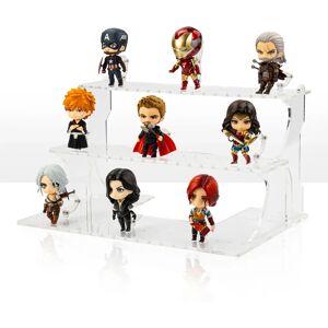 Wicked Brick Display podium for Nendoroids for IKEA® Billy Bookcase - 1/2 / Clear