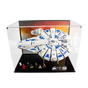 Wicked Brick Display case for LEGO® Star Wars™ Kessel Run Millennium Falcon (75212) - Display case with printed vinyl background