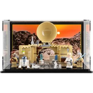 Wicked Brick Display case for LEGO® Star Wars™ Obi-Wan's Hut (75270) - Display case with background sticker