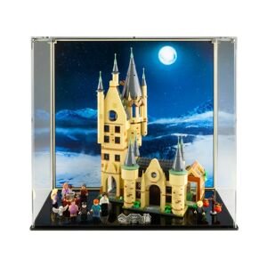 Wicked Brick Display case for LEGO® Harry Potter: Hogwarts Astronomy Tower (75969) - Display case with printed background
