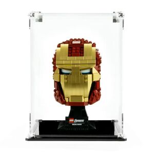 Wicked Brick Display case for LEGO®: Iron Man Helmet (76165) - Display case with Clear Background