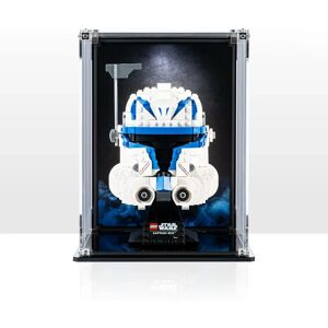 Wicked Brick Display case for LEGO® Star Wars Captain Rex Helmet (75349) - Display case with Blue printed background