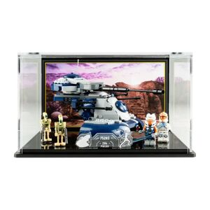 Wicked Brick Display case for LEGO® Star Wars™ Armoured Assault Tank AAT (75283) - Display case with printed background