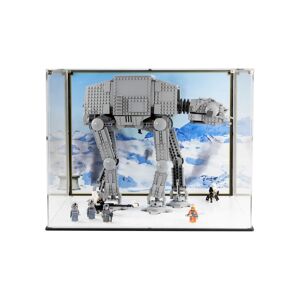 Wicked Brick Display case for LEGO® Star Wars™: AT-AT (75288) - Display case with printed background
