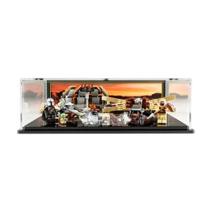 Wicked Brick Display case for LEGO® Star Wars™ Trouble on Tatooine (75299) - Display case with printed background