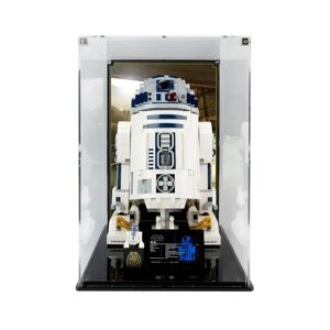 Wicked Brick Display Case for LEGO® Star Wars™ UCS: R2-D2 (75308) - Display Case and Custom Background Design