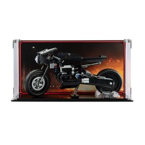 Wicked Brick Display case for LEGO® The Batman – Batcycle™ (42155) - Display case with background design
