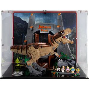 Wicked Brick Display case for LEGO® Jurassic Park: T. rex Rampage (75936) - Display case with background design