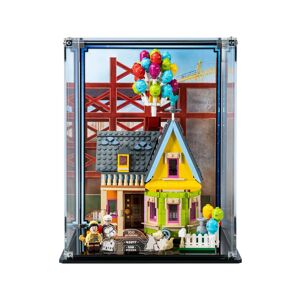 Display Case For LEGO® ‘Up’ House   Display Case With Background Design   Perspex® Acrylic Display Case   Premium Materials   Wicked Brick