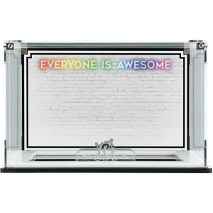 Wicked Brick Display Case for LEGO®: Everyone Is Awesome (40516) - Display Case with Custom Background 2 (White)